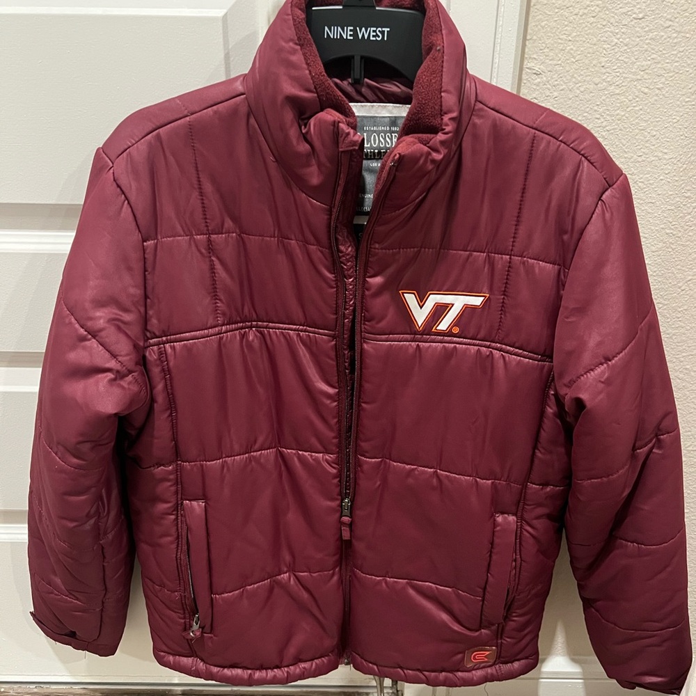 Virginia Tech Colosseum Puffer Jacket - Burgundy